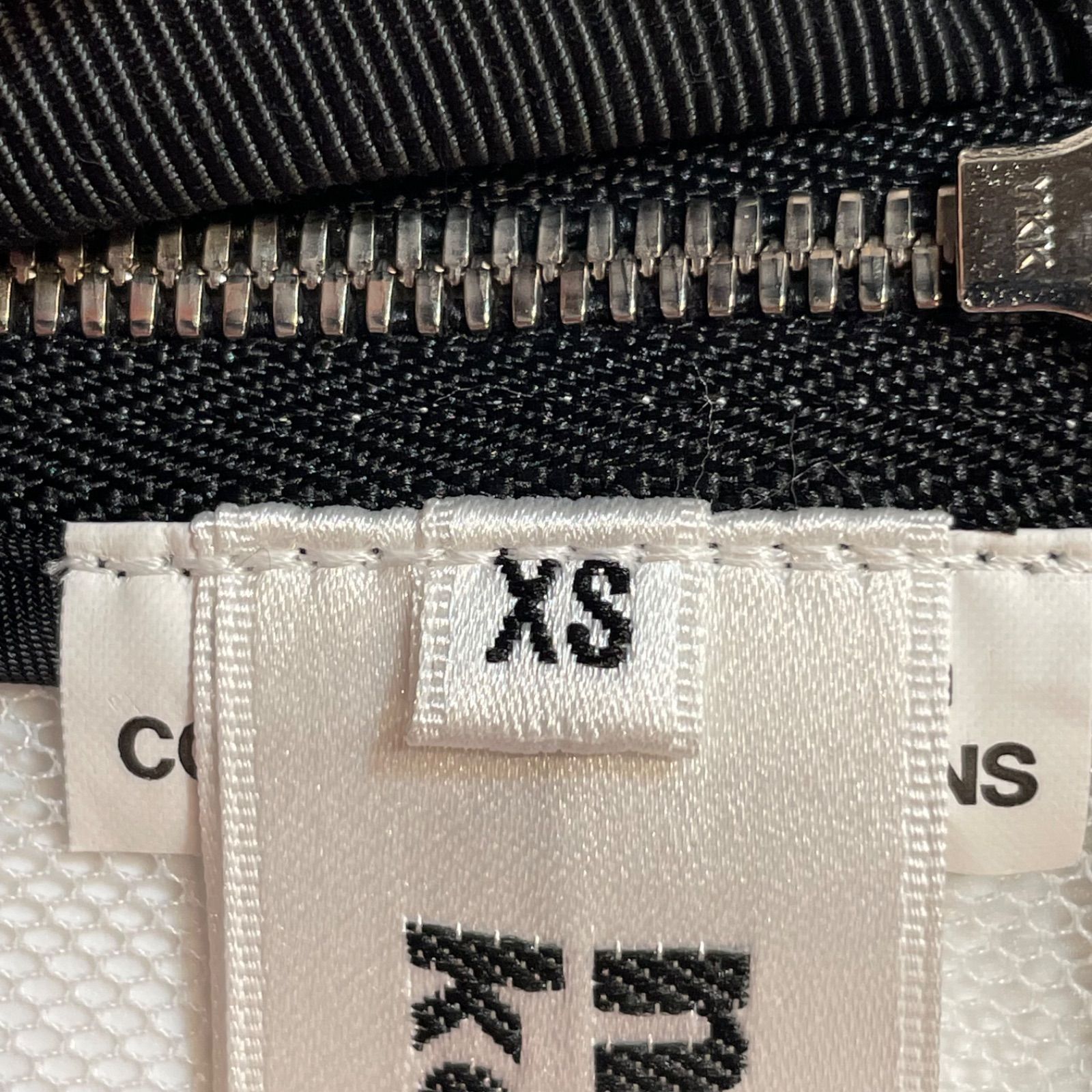 noir kei ninomiya ノワールケイニノミヤ チュールブラウス レザー 