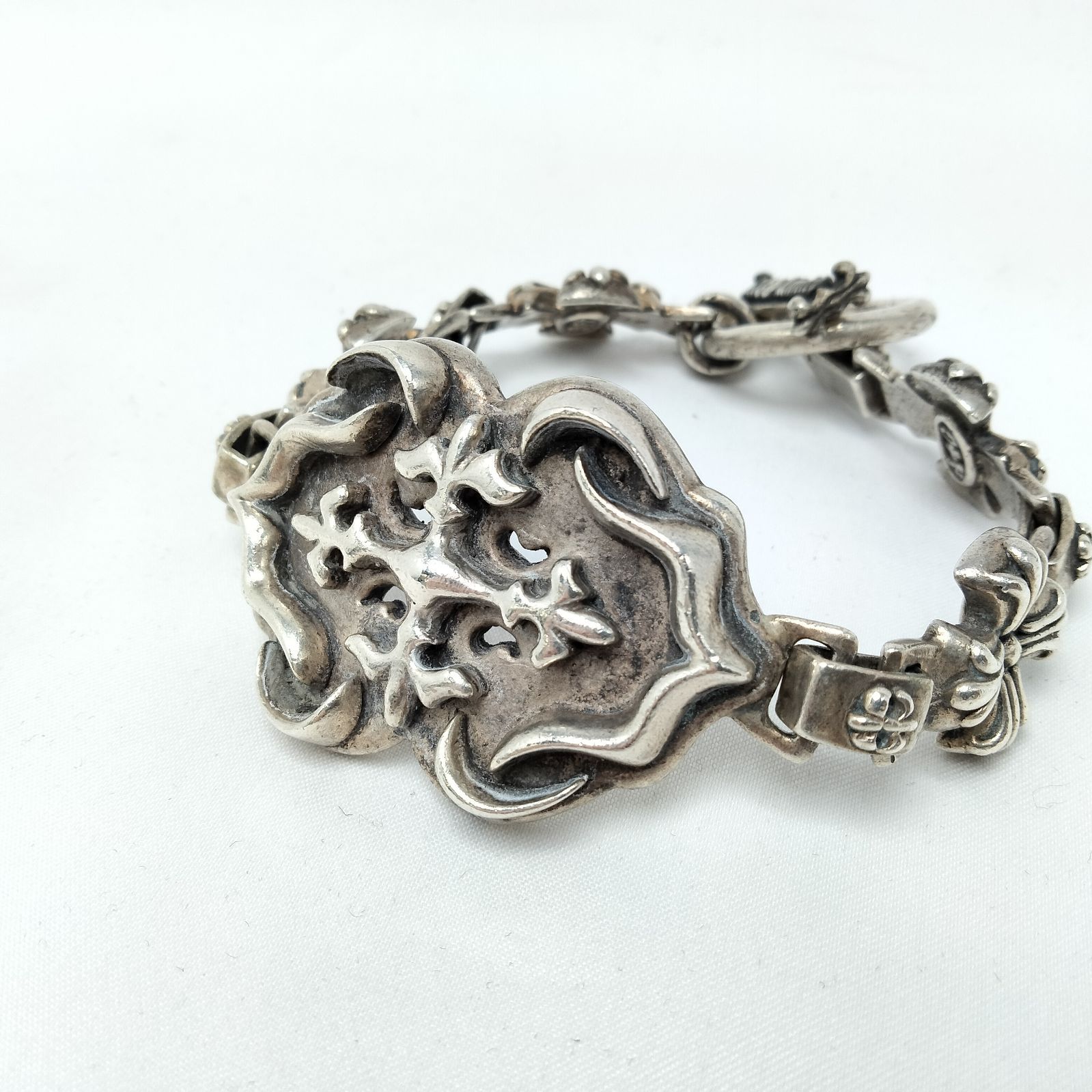 ✨️A&G✨️エーアンドジー クロス ID ブレスレット シルバー925 総