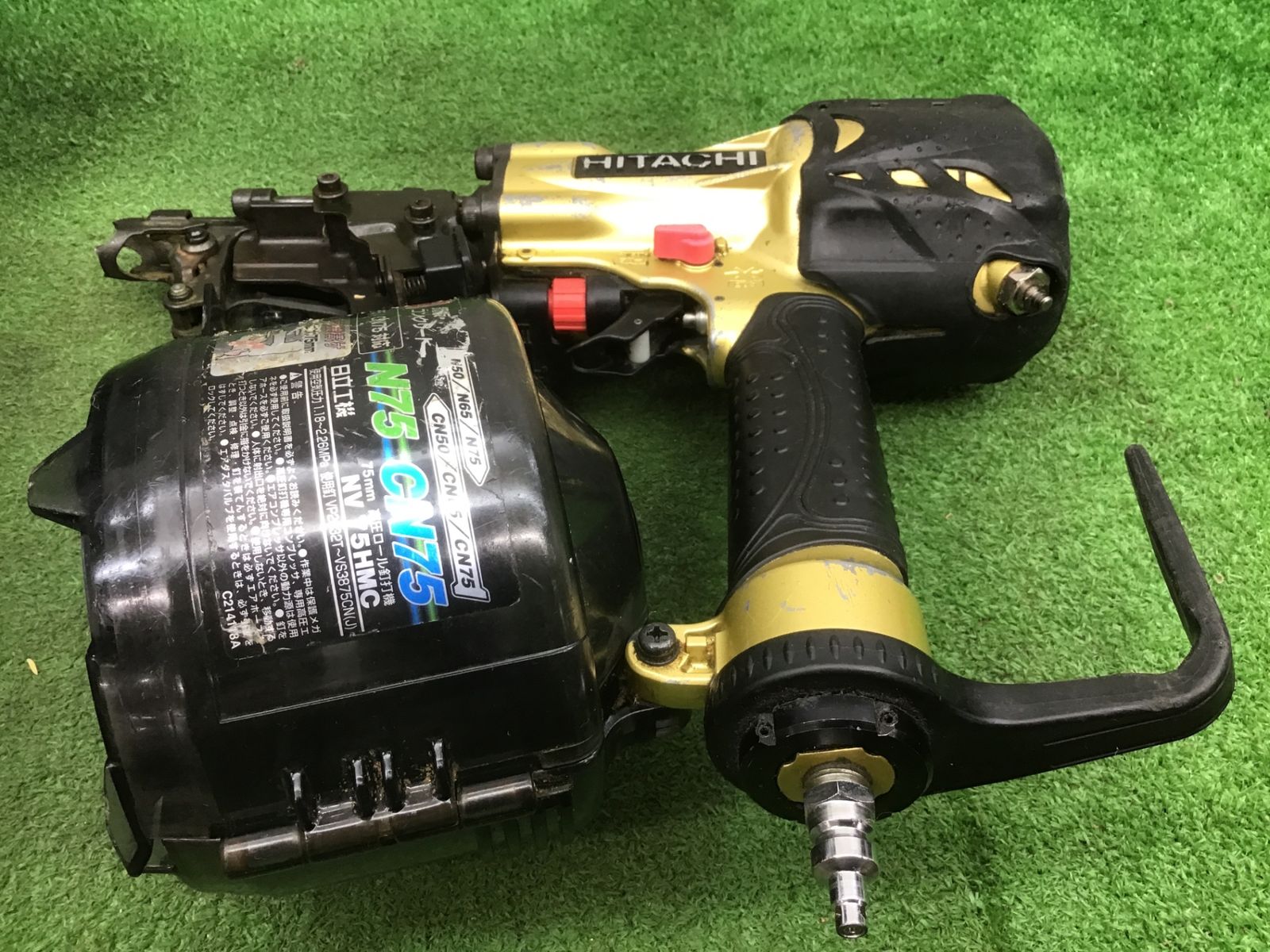 中古Bランク】☆ハイコーキ(HIKOKI ※旧:日立工機) 高圧エア釘打ち機