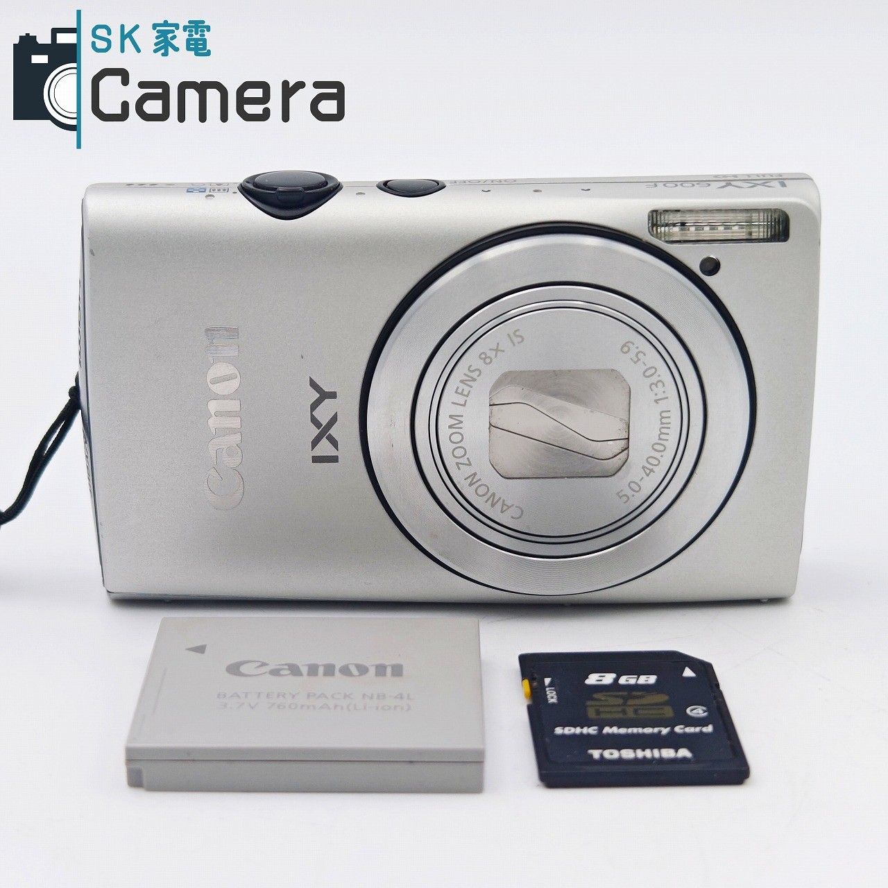 キャノン CANON IXY 600F コンパクトデジタルカメラ デジカメ - 12K21 