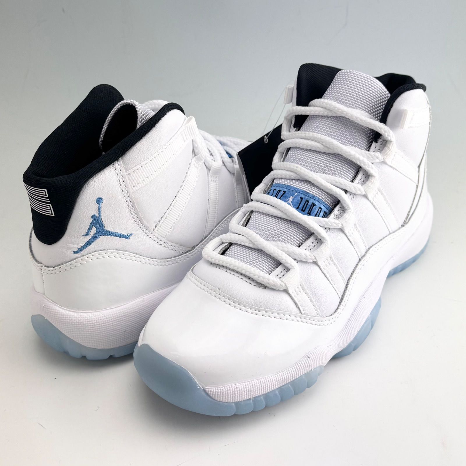 未使用品 NIKE AIR JORDAN 11 RETRO (GS) LEGEND BLUE 378038-104 us4Y 