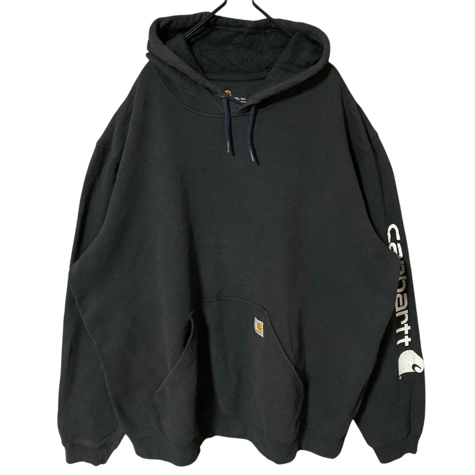 カーハート Carhartt パーカー スウェット 2XL ブラック 黒 オーバー 