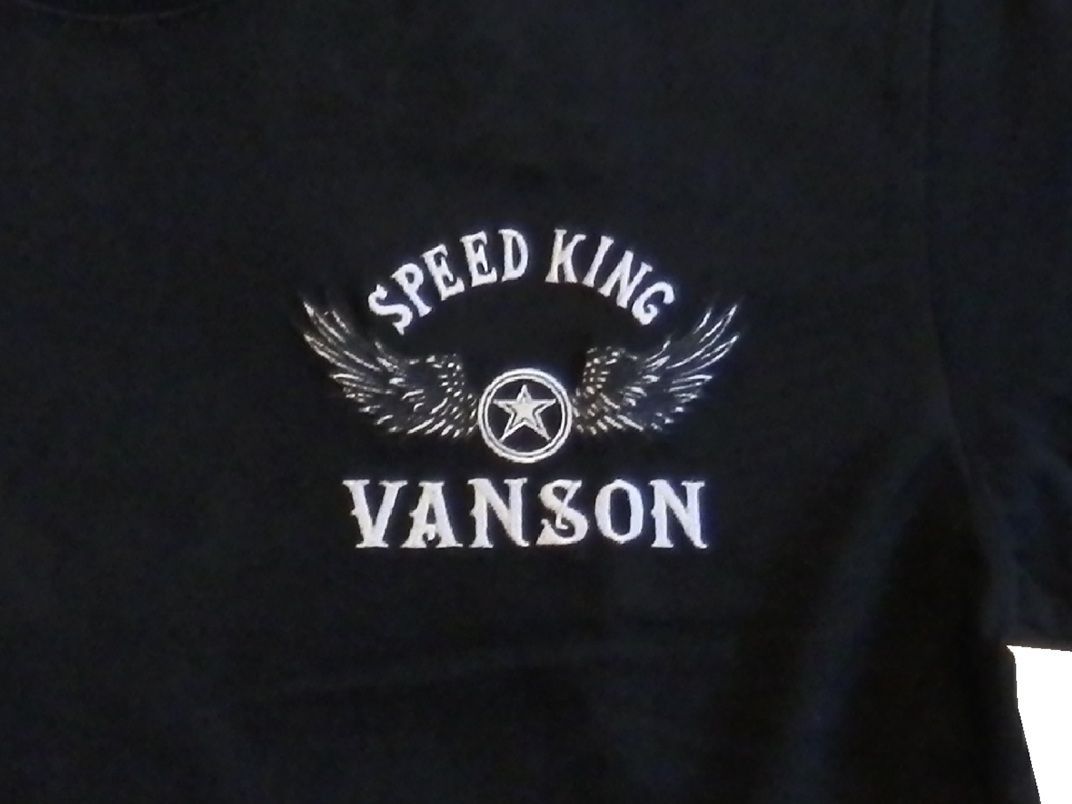 バンソン VANSON | &frasl; 半袖Tシャツ Tシャツ - Shopping Web Motobluez ブランド別,VANSON／バンソン,半袖Ｔシャツ 半袖 NVST-2418 刺繍天竺半袖Tシャツ VANSON(バンソン) ワッペン