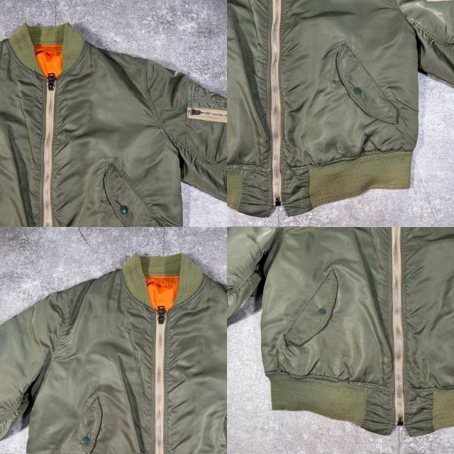 80's MA-1 フライトジャケット ミリタリージャケット military IDEAL