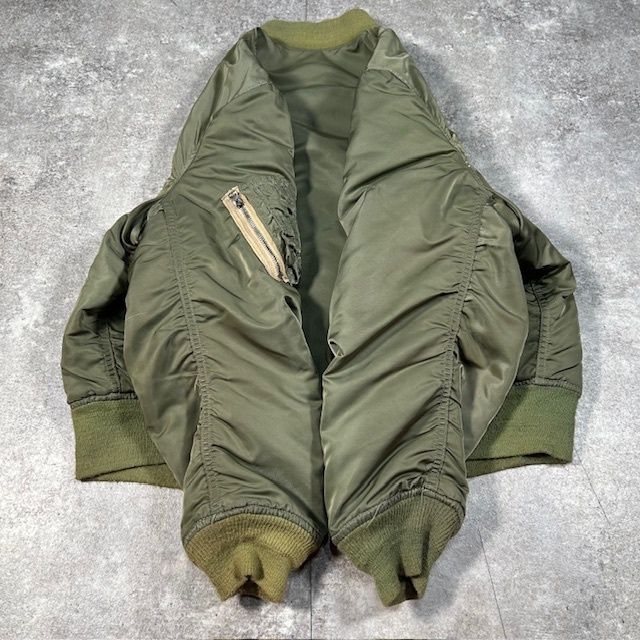 80's MA-1 フライトジャケット ミリタリージャケット military IDEAL