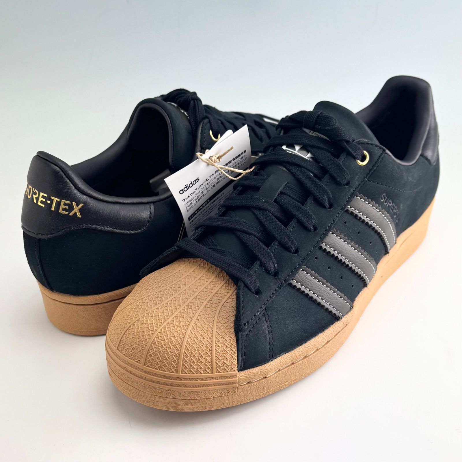 未使用品 adidas Originals Superstar GORE-TEX Core Black / Gum 