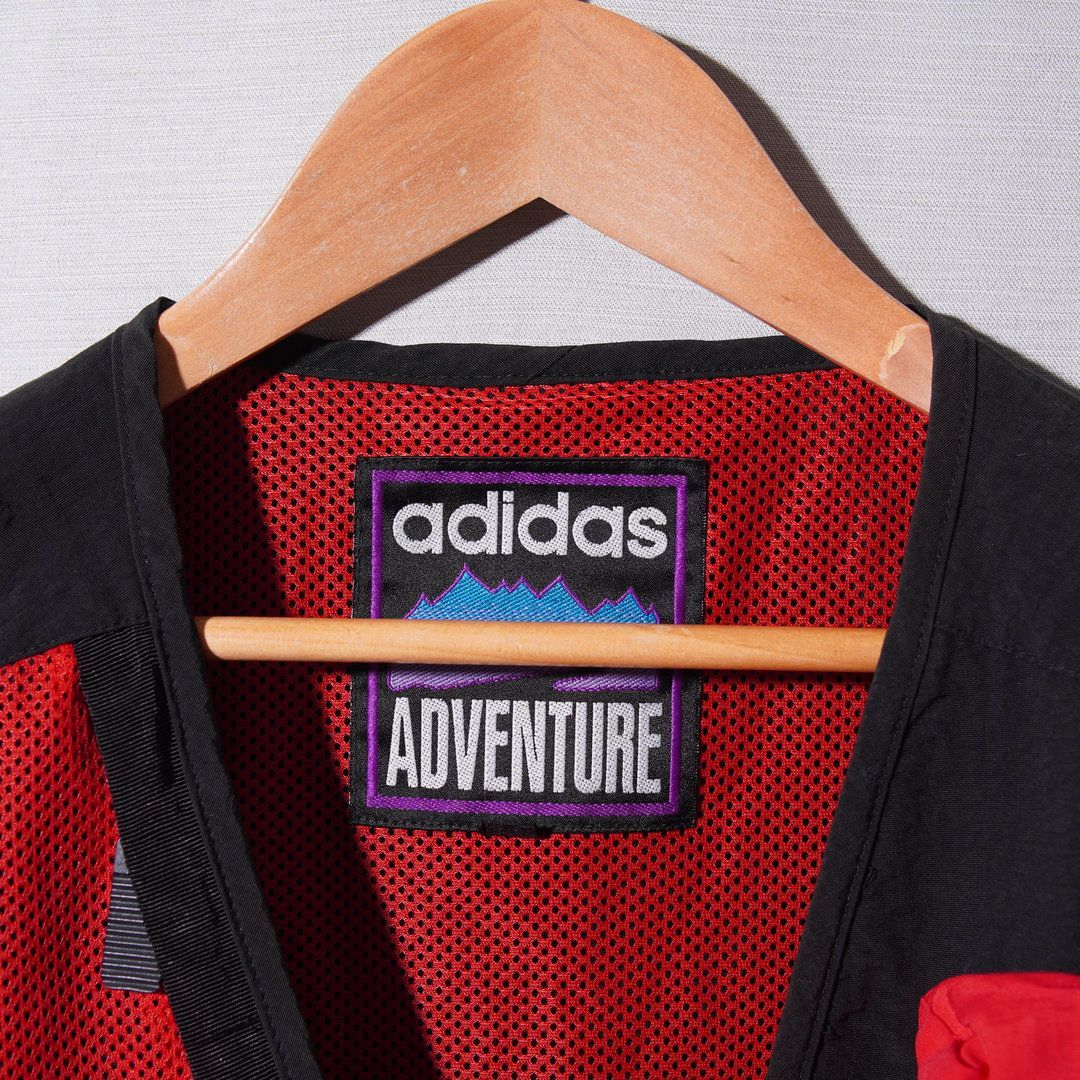 90s アディダス アドベンチャー adidas ADVENTURE ナイロン ベスト XL