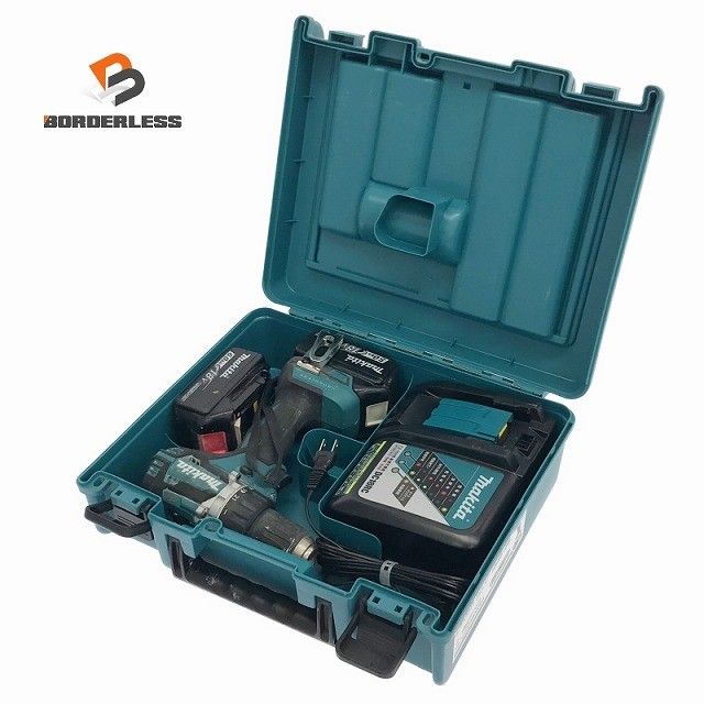 ☆中古品☆makita マキタ 18V 充電式ドライバドリル DF484D 青 