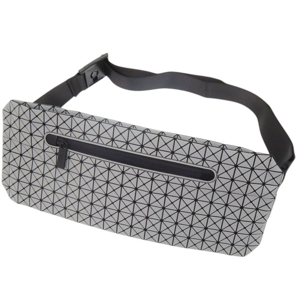 未使用 イッセイミヤケ バオバオ BB42AG141 コットン グレー ウエストバッグ 1332 ISSEY MIYAKE