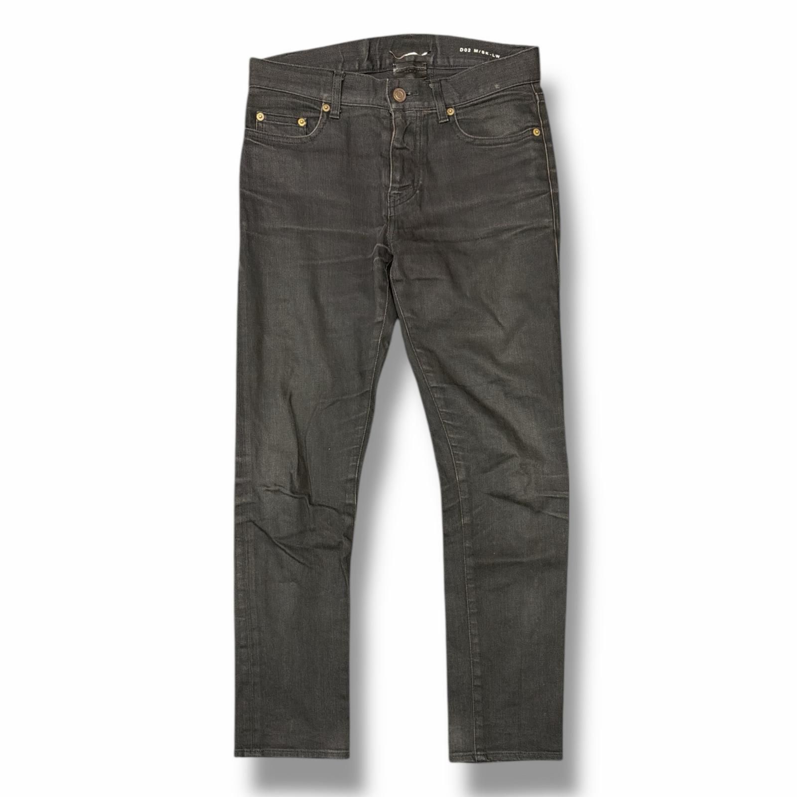 【確実正規・美品】 サンローラン スキニーデニム D02 M/SK-LW エディ 国内正規 SAINT LAURENT 16SS D02 M/SK-LW エディ期 スキニーデニム