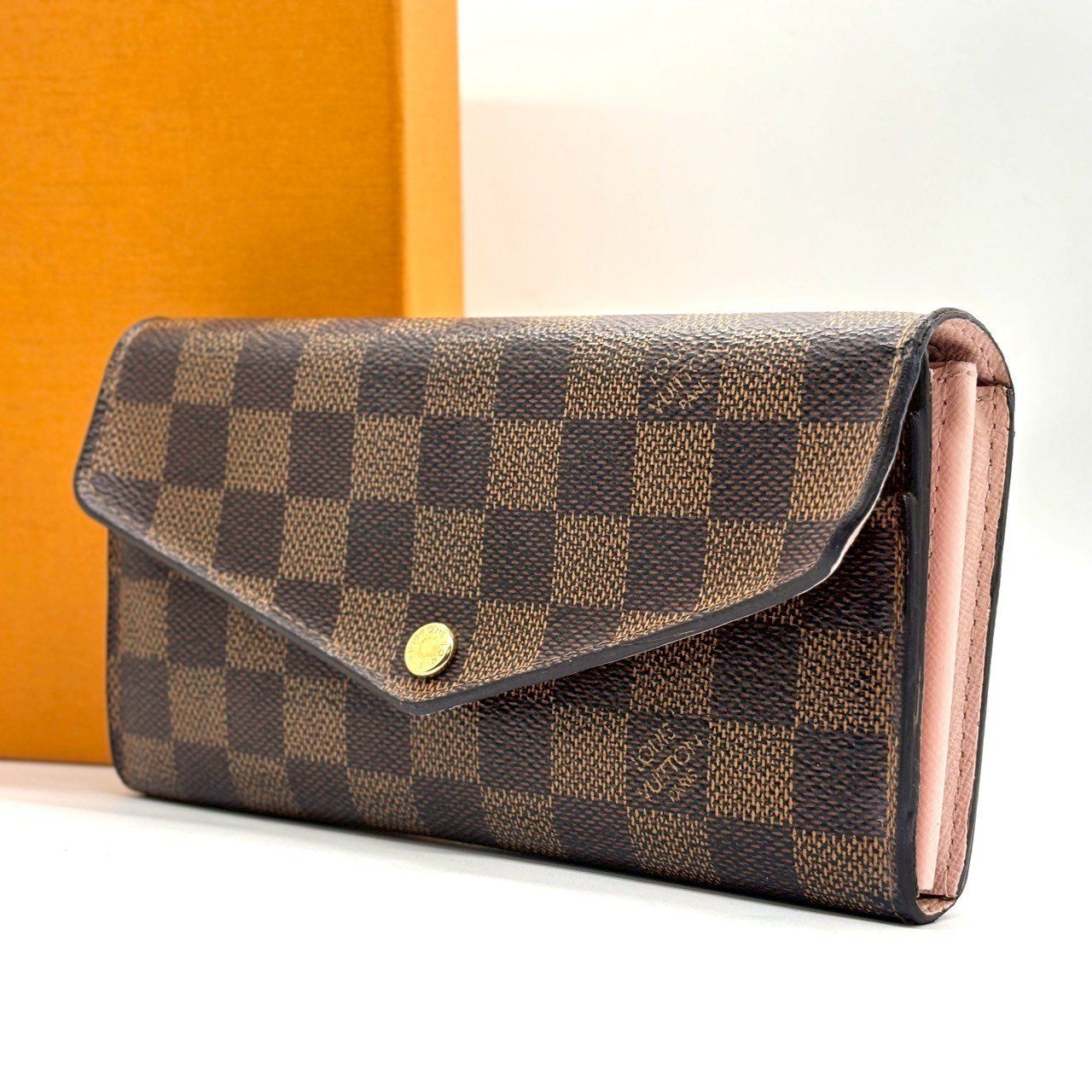 甘さを格上げする✨ LOUIS VUITTON 長財布 ポルトフォイユサラ