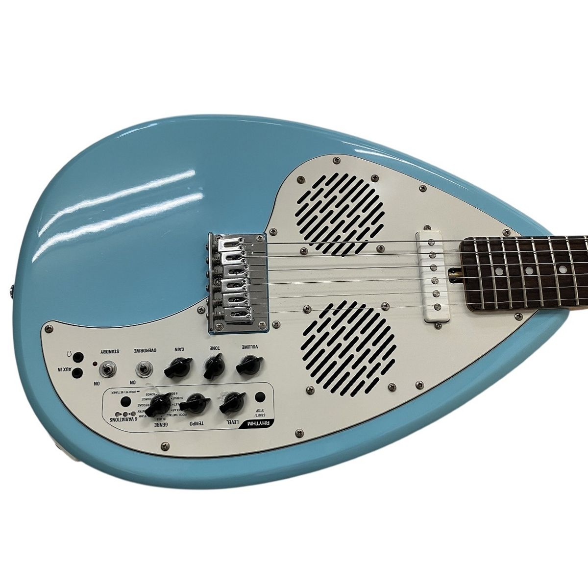 VOX 公式通販 アンプ内蔵 APACHE-1 ブルー 水色 ギター 希少VOX 生産
