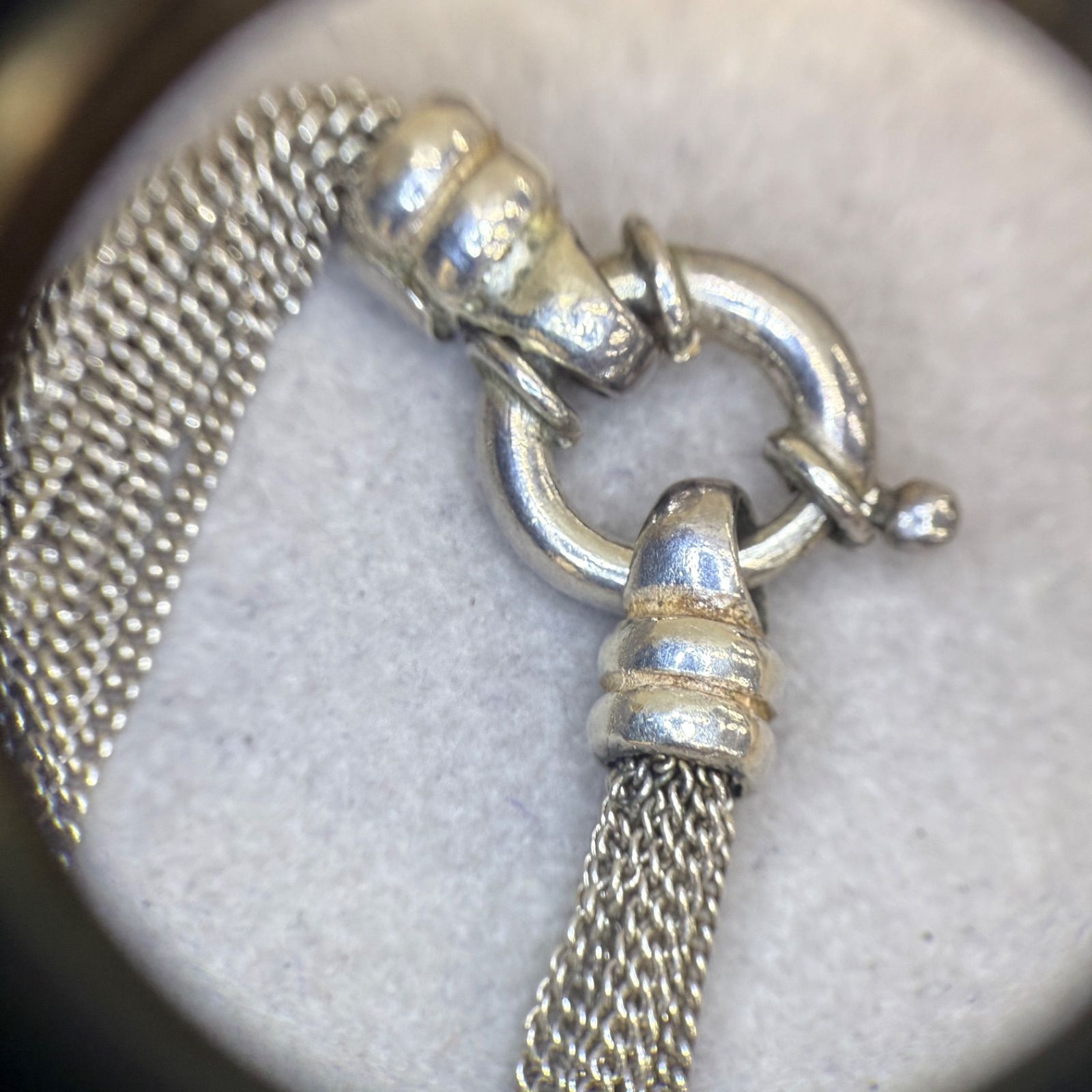 ☆ネックレス シルバー 925 750☆K18 18金 シルバー ヴィンテージ 