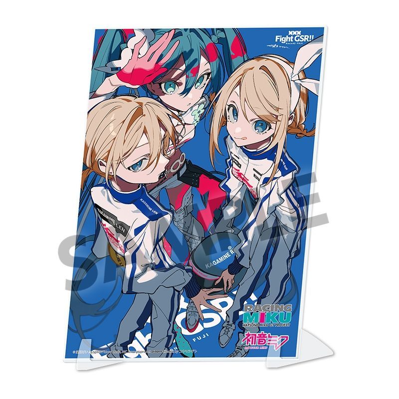 レーシングミク 2025 Rd.2 FUJI Ver. ビジュアルアクリルプレート