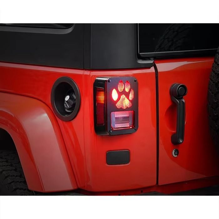 ジープ/Jeep ラングラー/Wrangler JK対応 テールランプカバー 平板