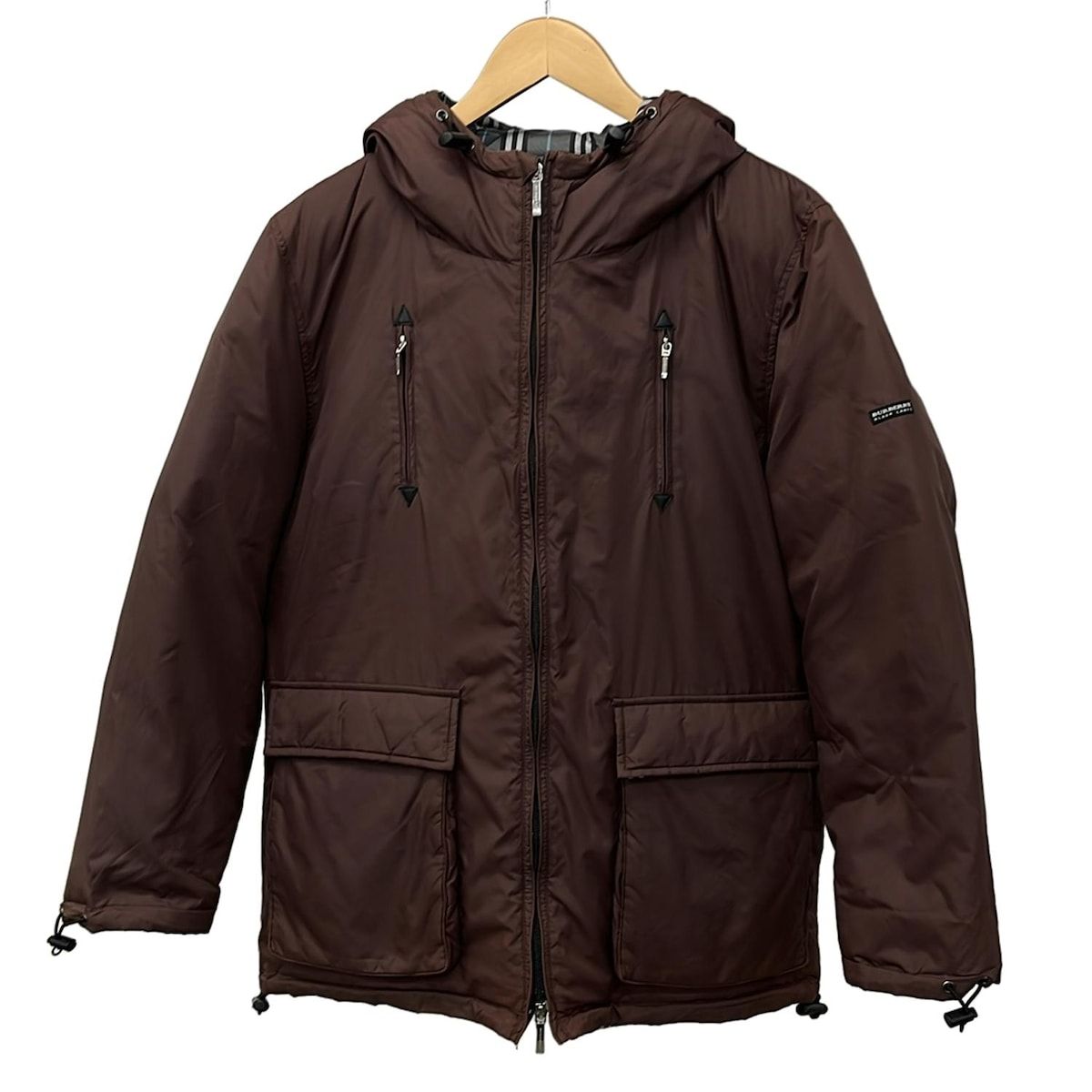 バーバリーブラックレーベル ダウン BURBERRY BLACK LABEL BLACK 