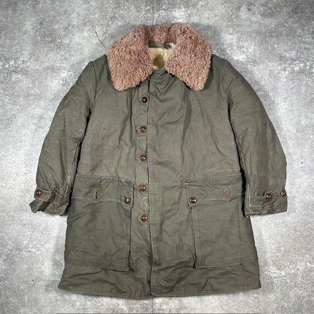 1940's 40s Mats Larsson M1909 pilot jacket スウェーデン軍 パイロトコート 軍物 ヴィンテージ vintage 1940's 40s Mats Larsson M1909 pilot jacket スウェーデン軍