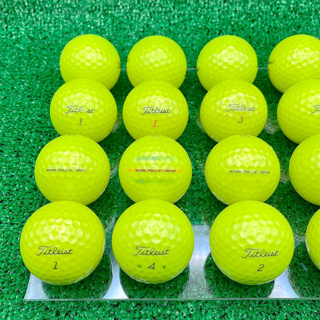 ロストボール タイトリスト Pro V1 20球 2023年モデル イエロー C