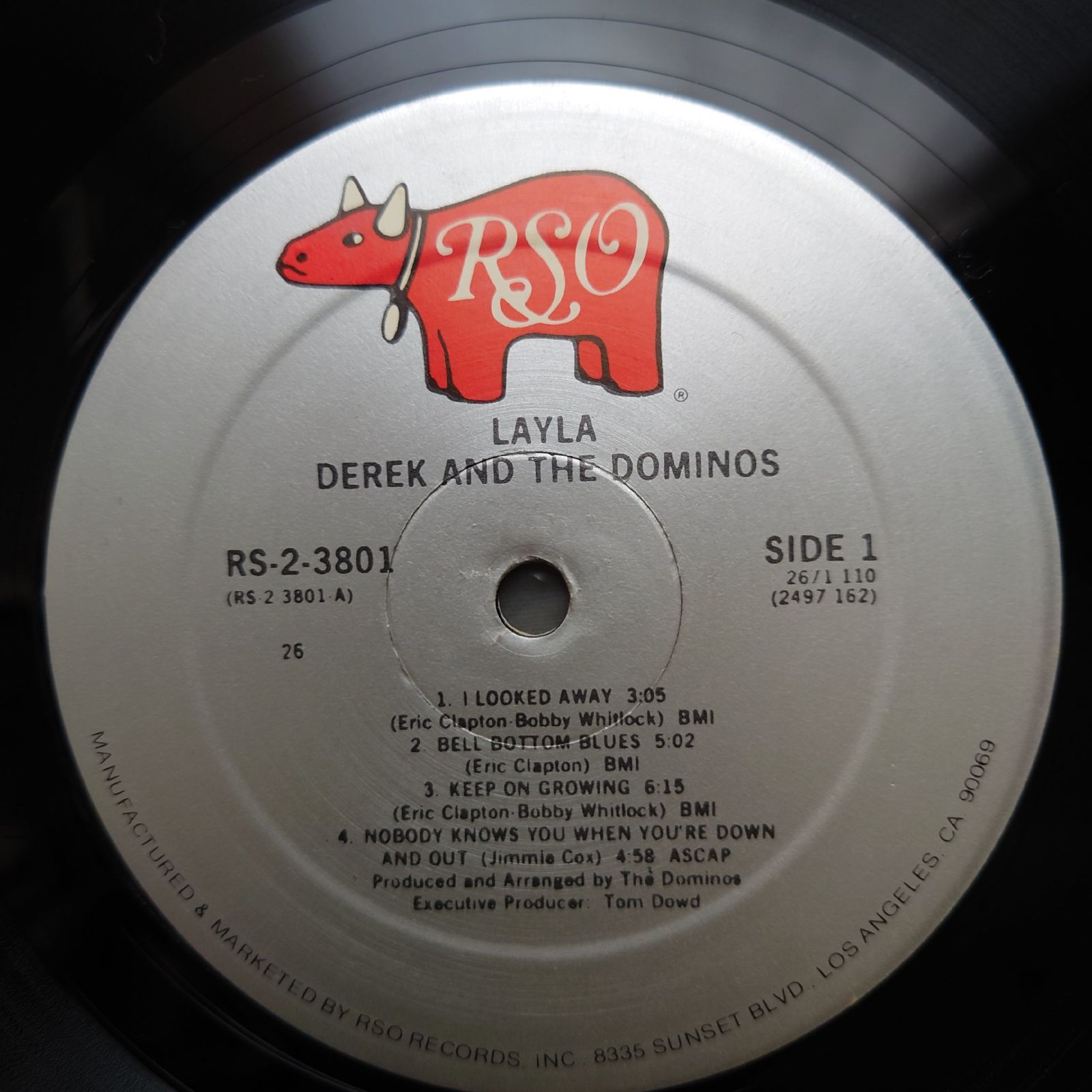 美盤 米国盤 Derek & The Dominos 2枚組LPレコード Layla いとしの