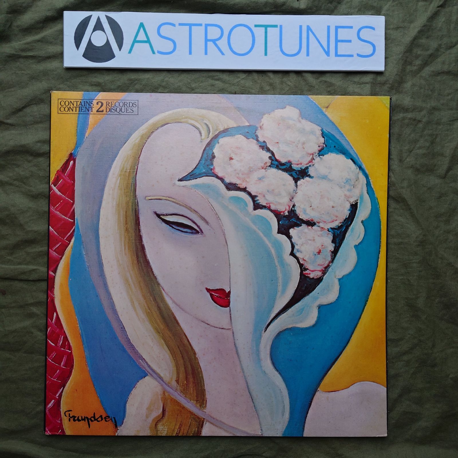 美盤 米国盤 Derek & The Dominos 2枚組LPレコード Layla いとしの