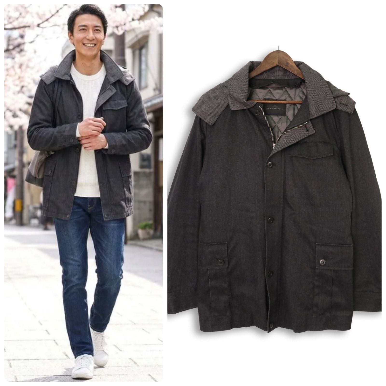 羊革4MEN\u0027S MELROSE メンズメルローズ レザージャケット メンズ L 