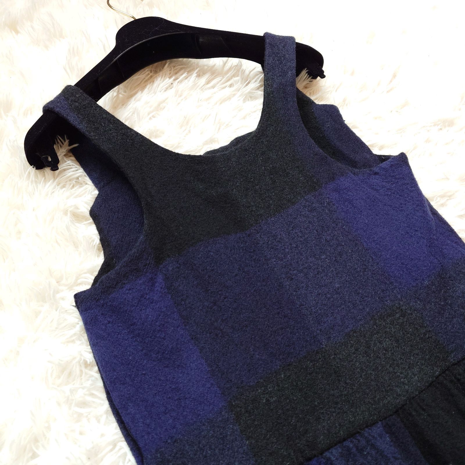 美品】ヨウジヤマモト プリュスノアール 変形 ブロックチェック 