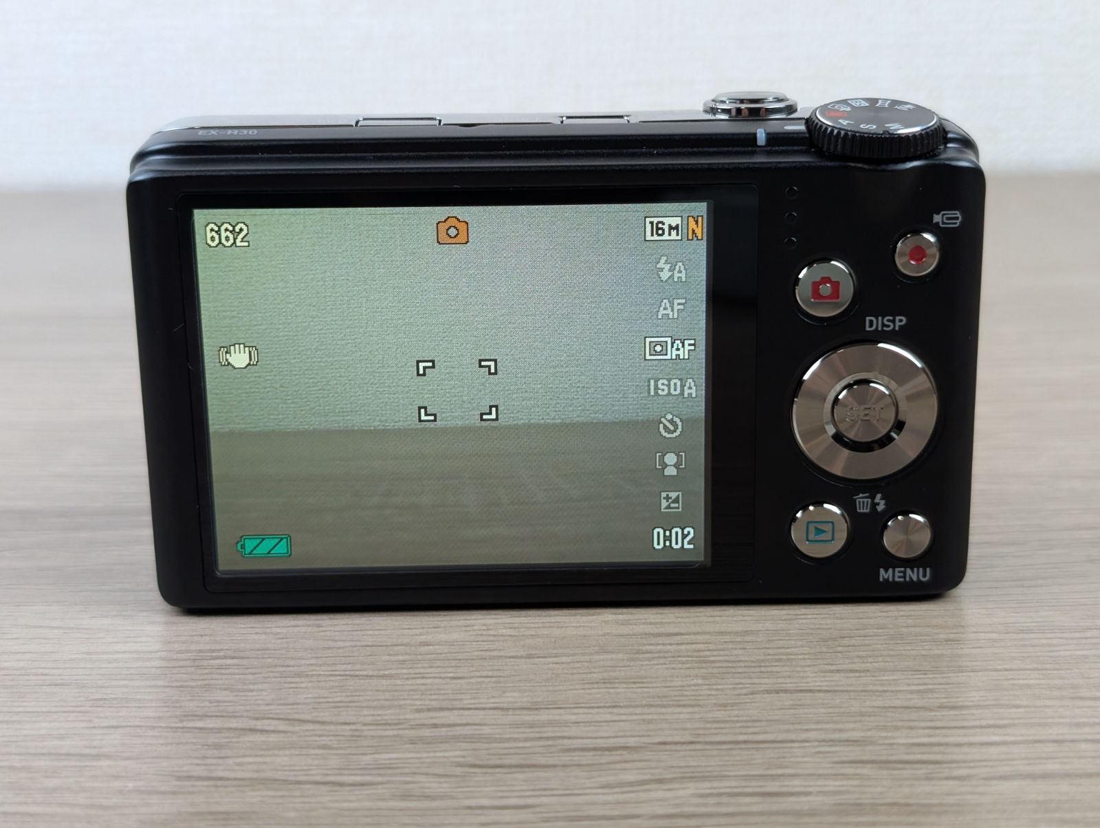 極美品・完動品】CASIO EXILIM EX-H30 ブラック 動作確認済 1610万画素