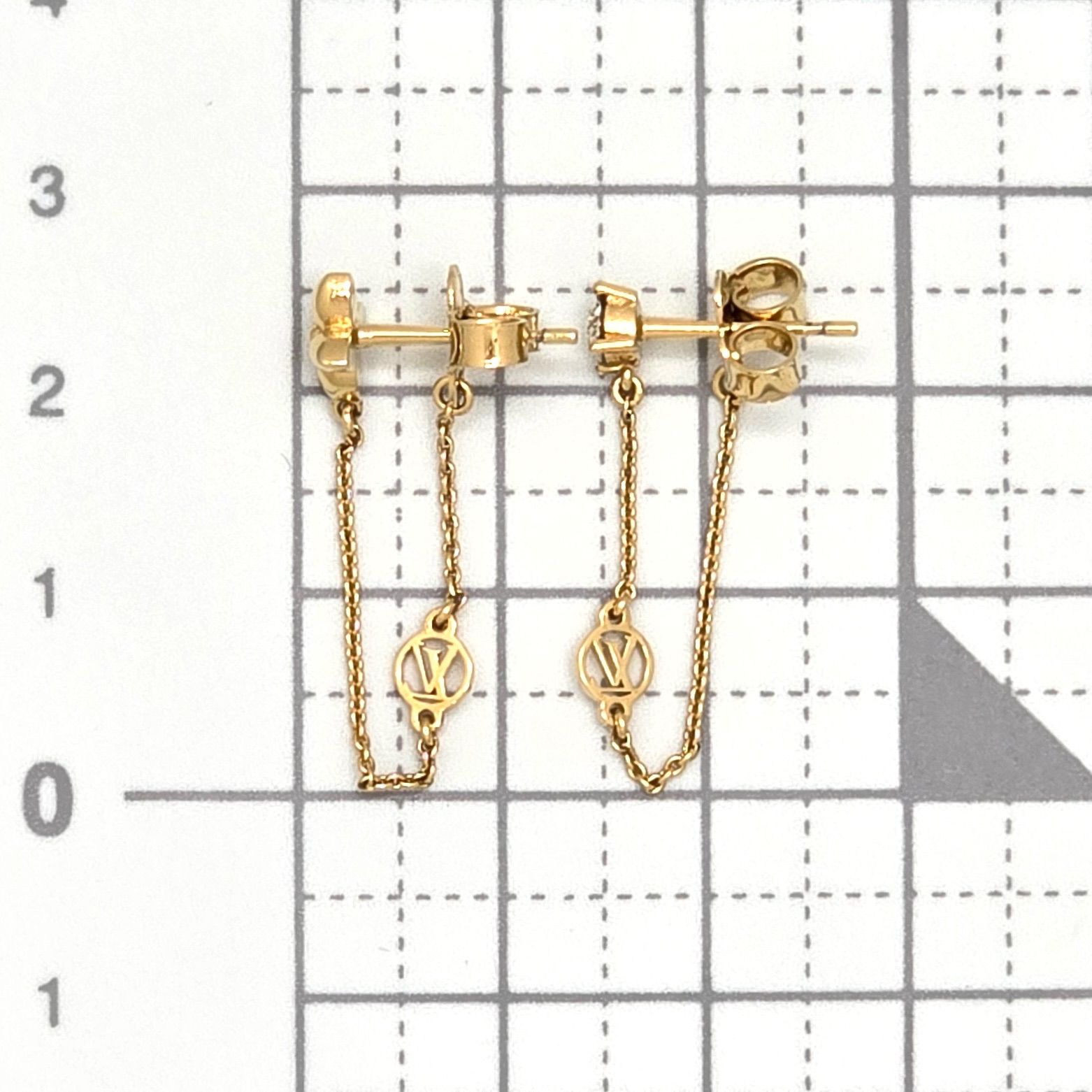 LOUIS VUITTON ルイヴィトン M00390 ピアス・プティルイ 両耳 ストラス