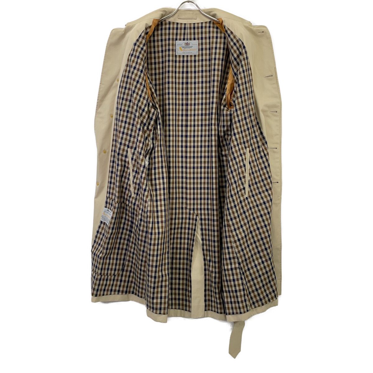 アクアスキュータム Aquascutum アクアスキュータム ｲｷﾞﾘｽ製 裏地ﾁｪｯｸ