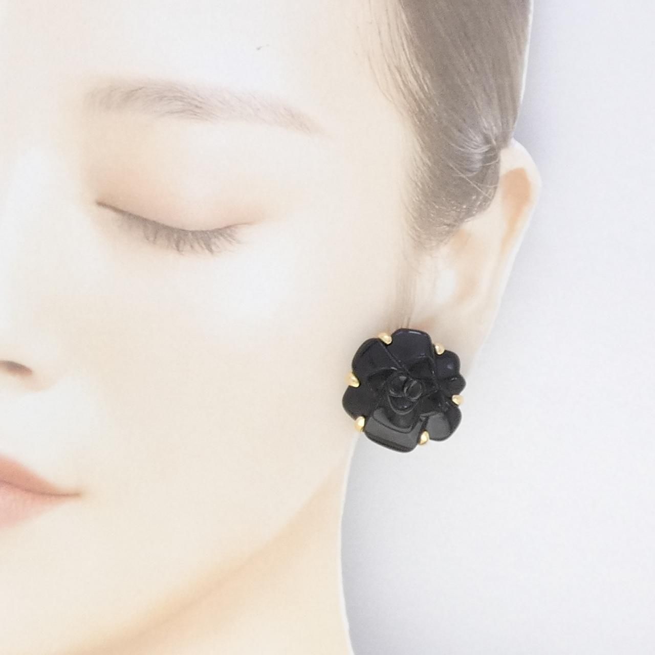 ヴィンテージ】シャネル カメリア ミディアム イヤリング - メルカリ