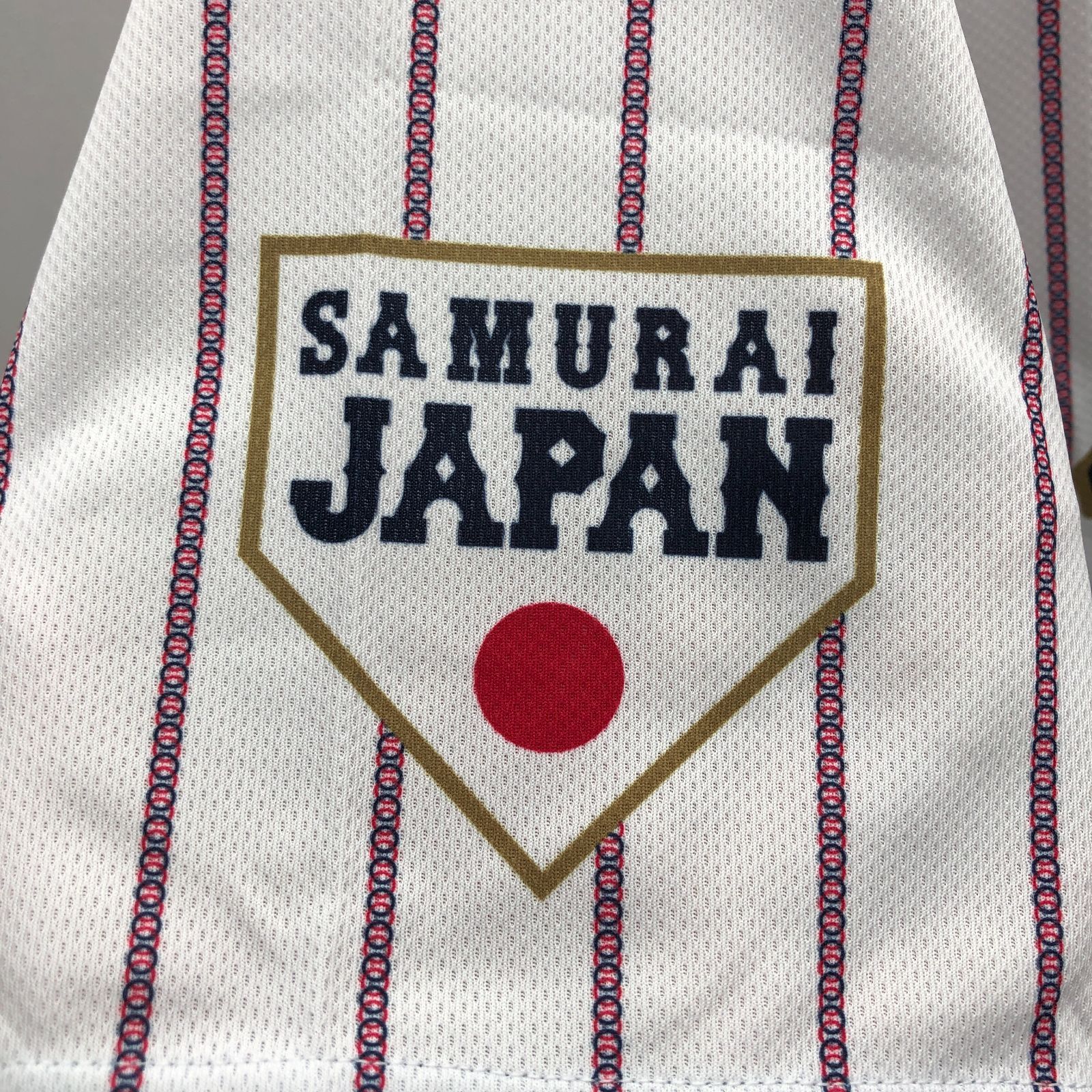 美品】asics 侍ジャパンユニフォーム 半袖シャツ SAMURAI JAPAN 野球