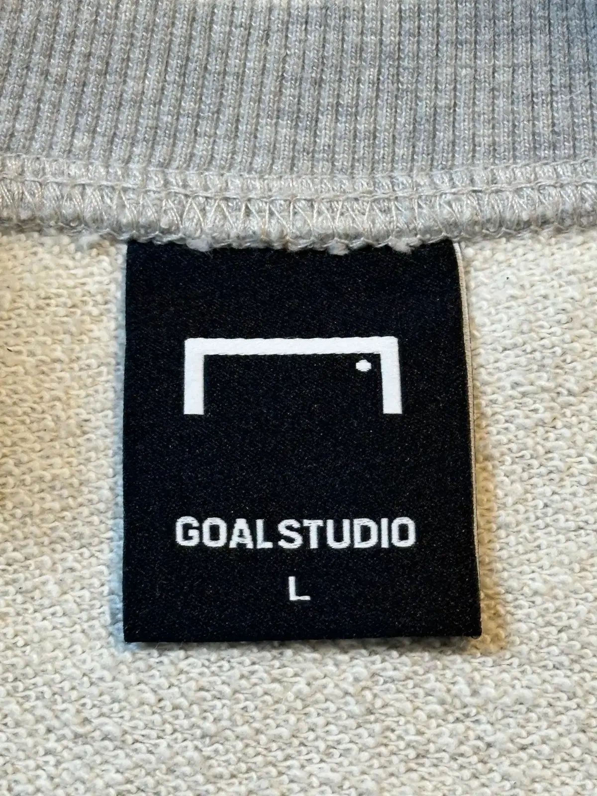 GOAL L ゴールスタジオ GOAL STUDIO ロゴ スウェット グレー STUDIO 