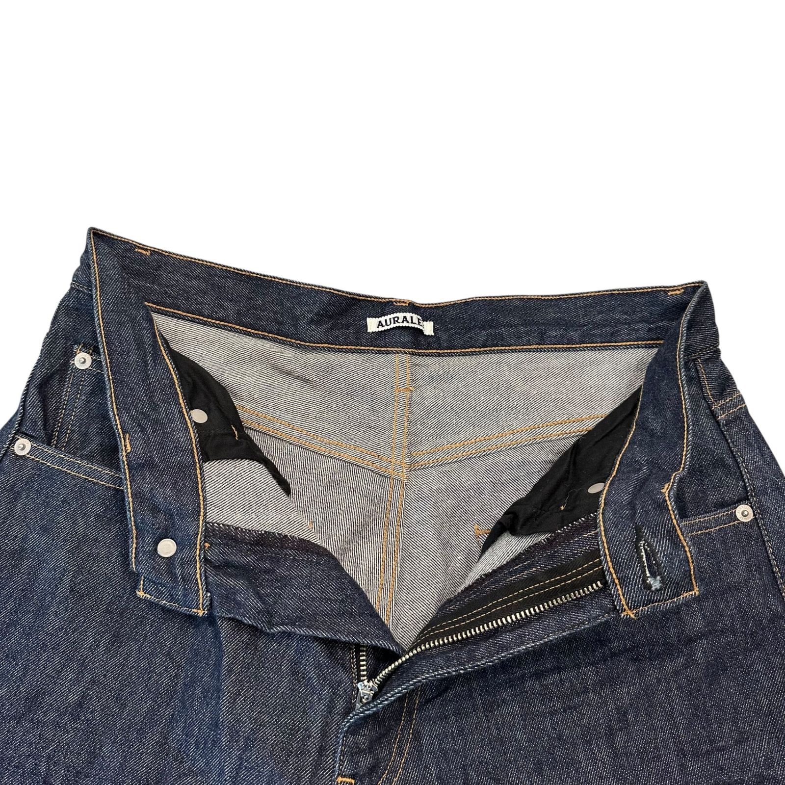 AURALEE(オーラリー) HARD TWIST DENIM WIDE PANTS ハード ツイスト 