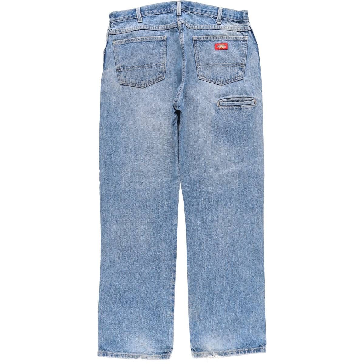 古着 ディッキーズ Dickies REGULAR ストレートデニムパンツ メンズw36相当/eaa617590 古着 ディッキーズ Dickies REGULAR ストレートデニムパンツ メンズw36
