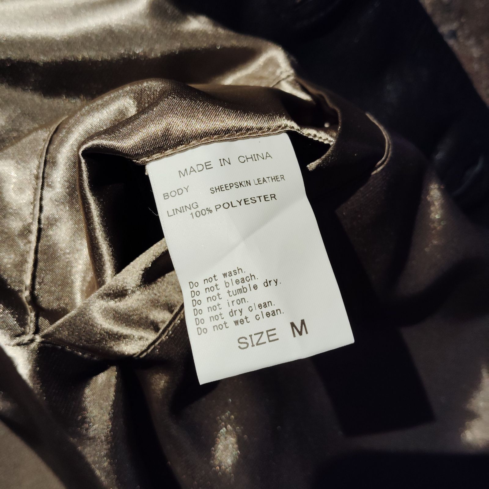 ADAM ET ROPE シープスキン ウォッシュド レザー カーコート M