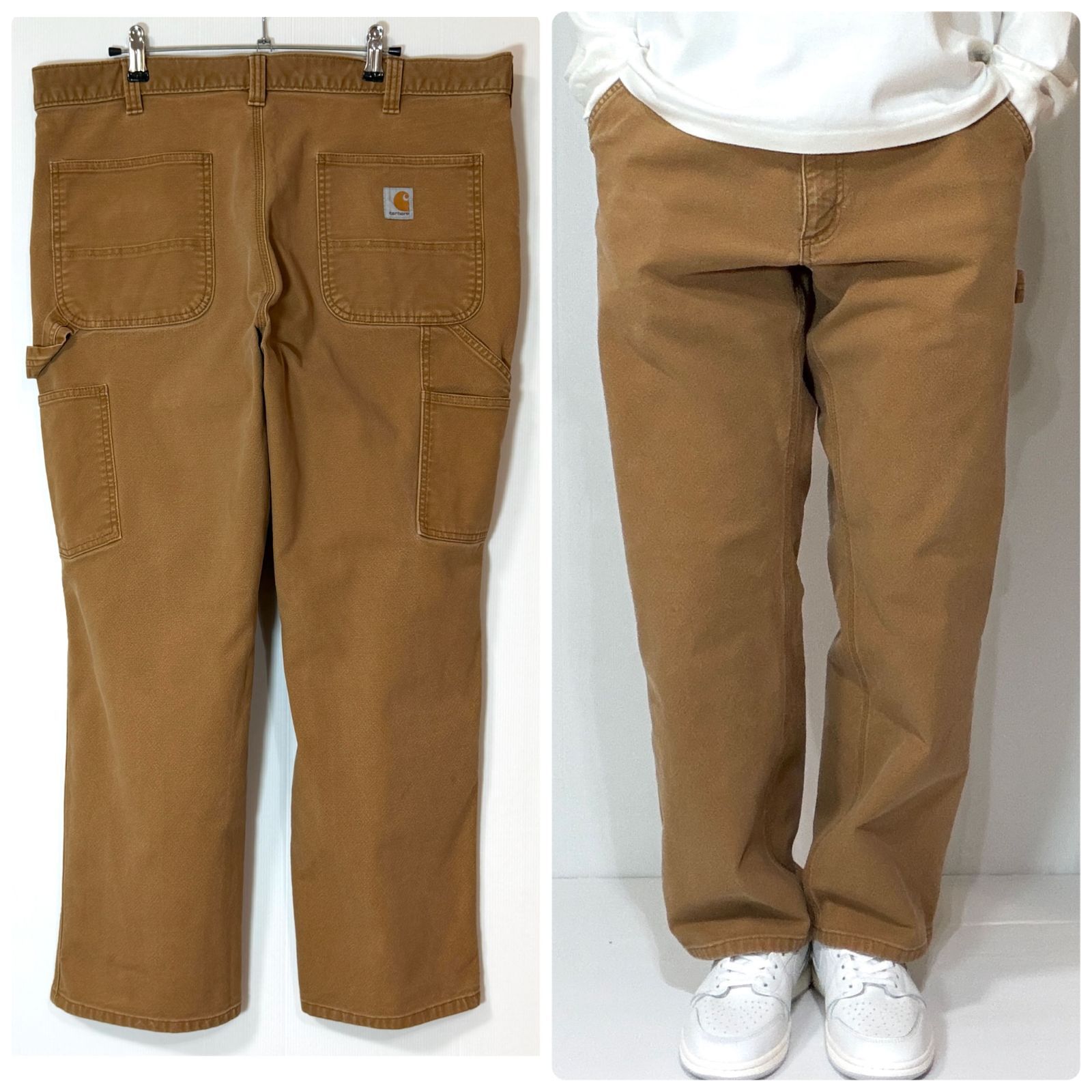 極太 美フェード Carhartt カーハート ヘビーダック シングルニー