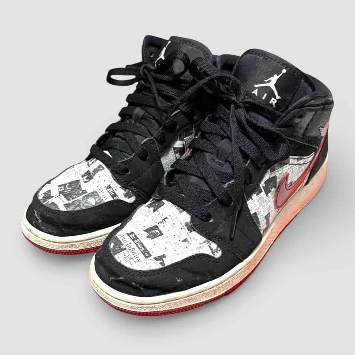 NIKE AIR JORDAN 1 MID SE NEWSPAPER AIR TIMES ナイキ エアジョーダン