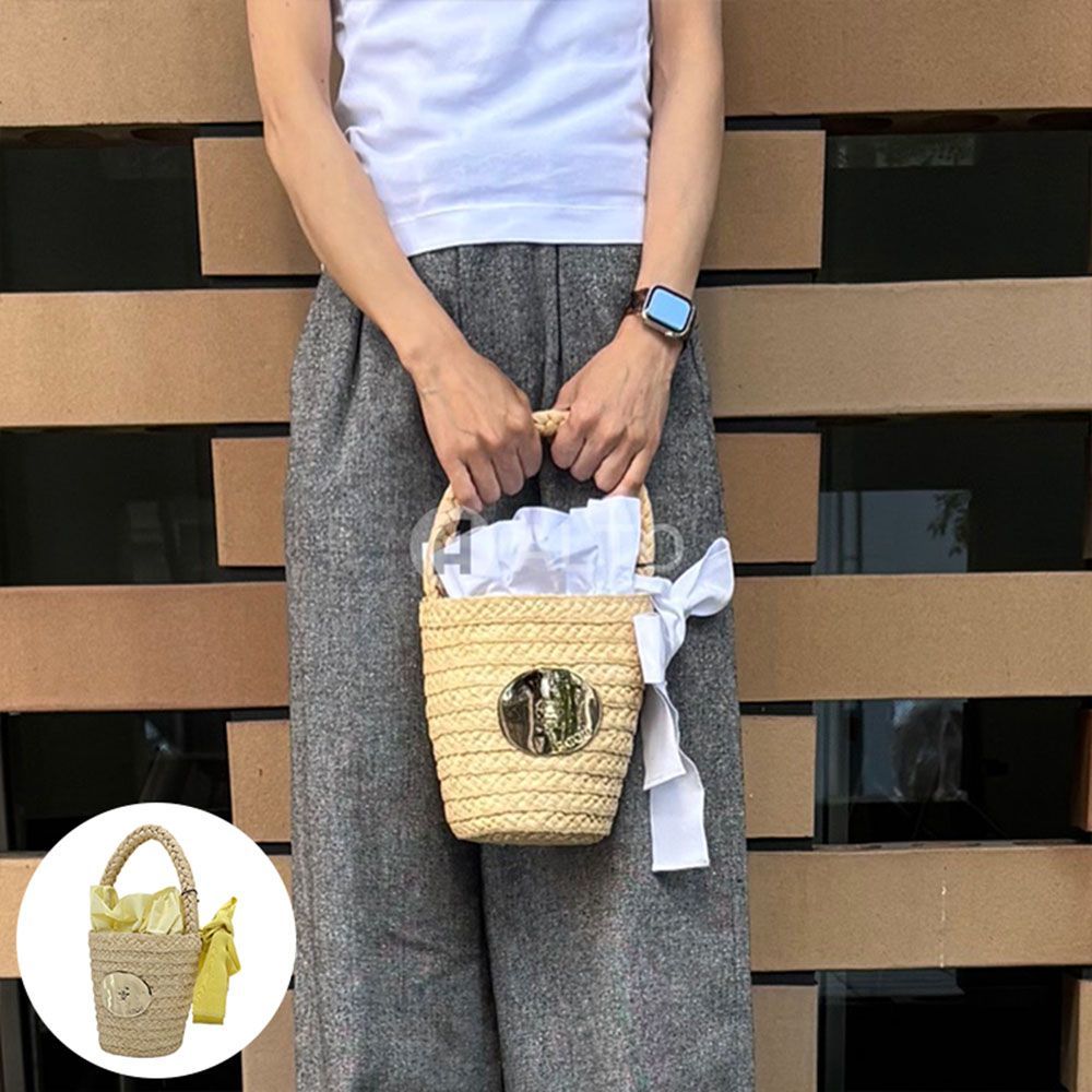 ☆2026春夏物モデル☆ PATOU パトゥ AC0610140 ラフィア バケット