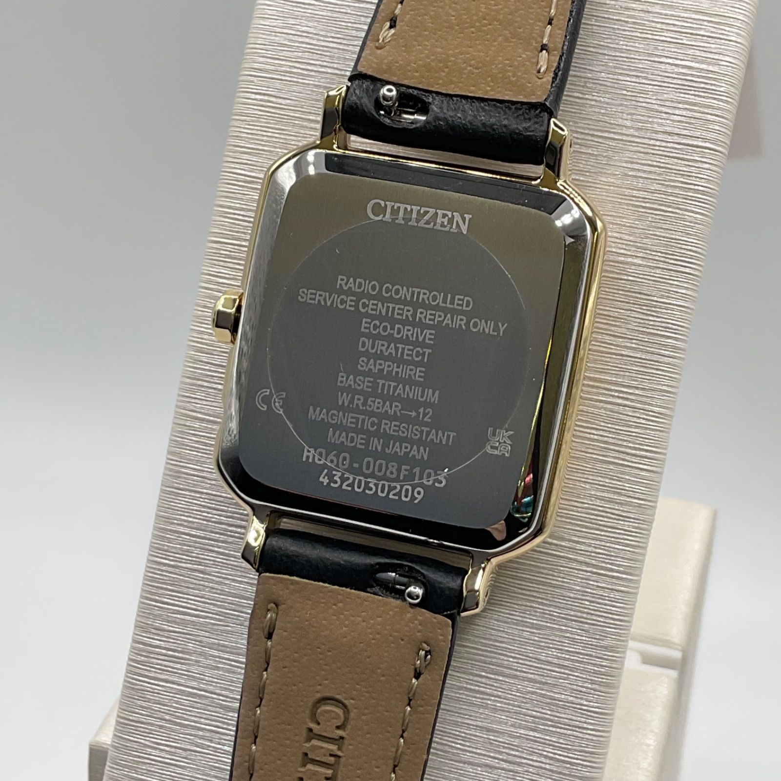 ✨新品 シチズン XC【ES9502-12A】 革ベルト 替えバンド付 レディース 