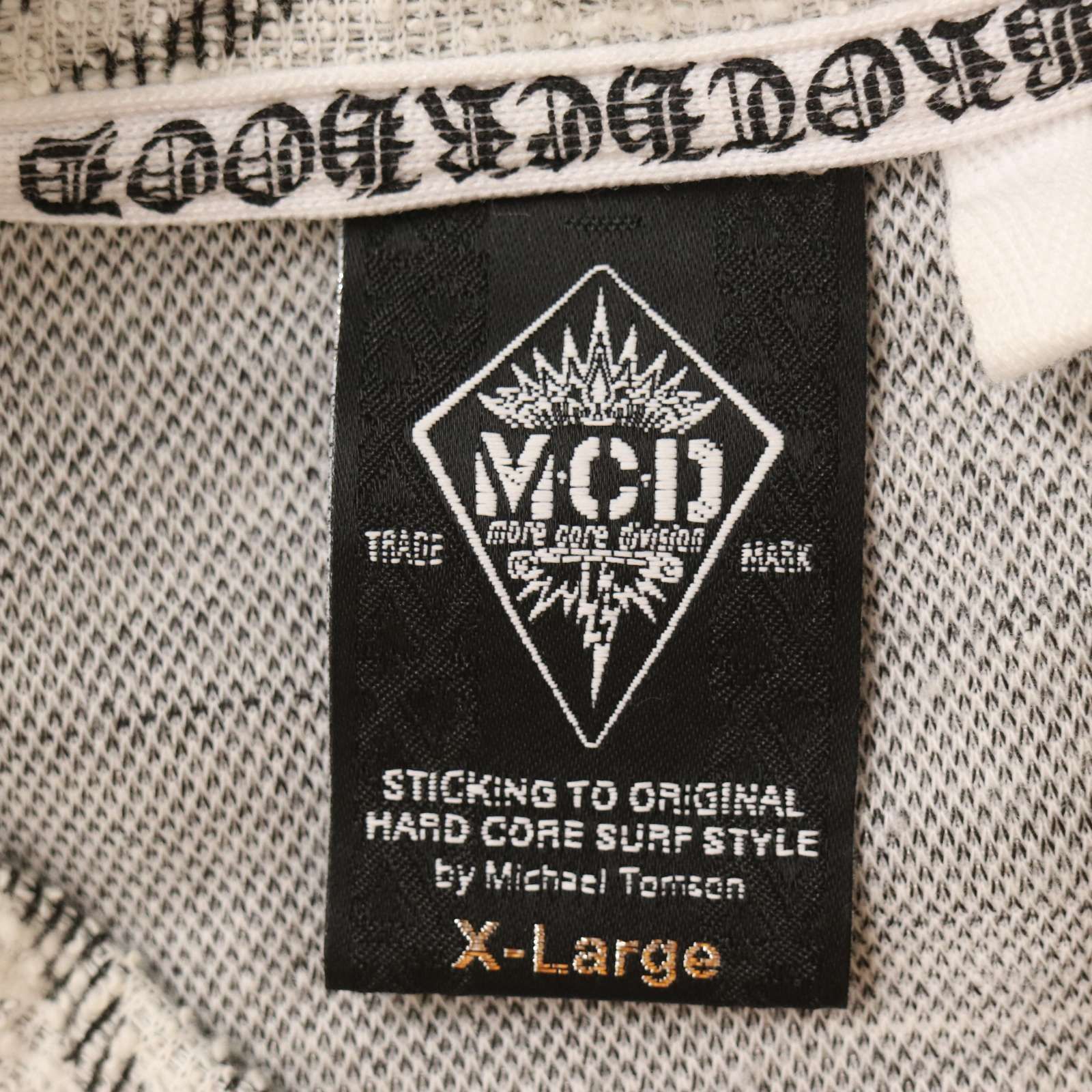 MCD more core division エムシーディー 春夏 ロゴ刺繍☆ 幾何学 総柄 