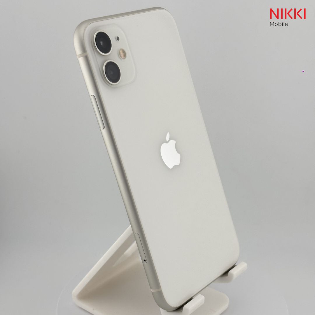 iPhone 11 ホワイト 64GB バッテリー100% SIMフリー ⭐️バッテリー100