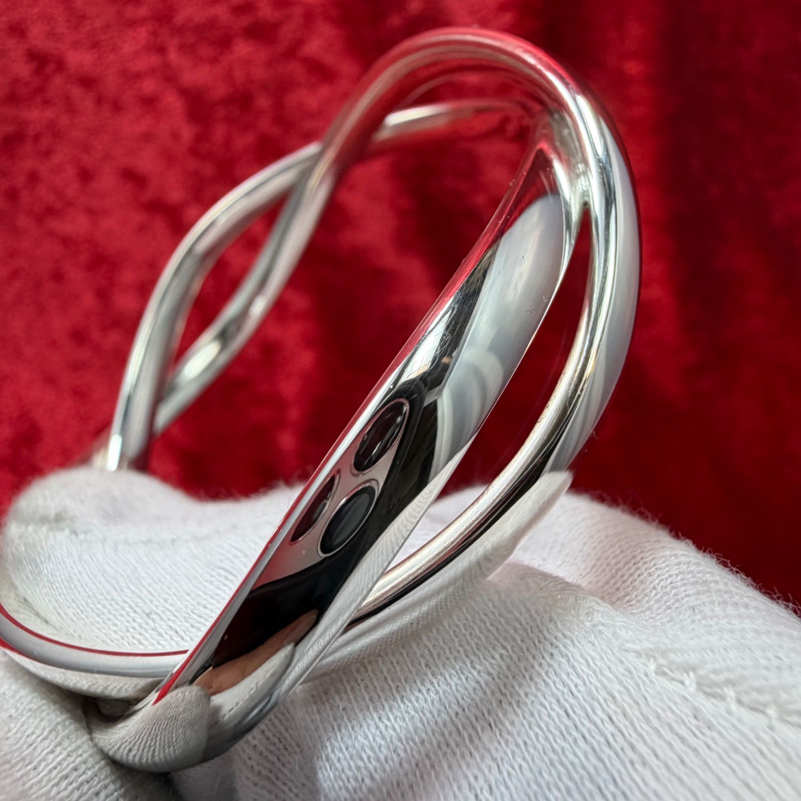 美品 バングル ♯237B 71.1g ジョージジェンセン/GEORG JENSEN