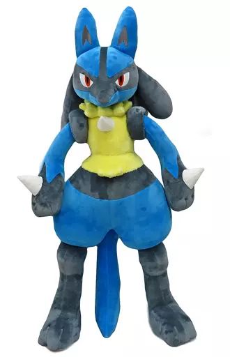 中古】ぬいぐるみ 等身大ルカリオ ぬいぐるみ 「ポケットモンスター