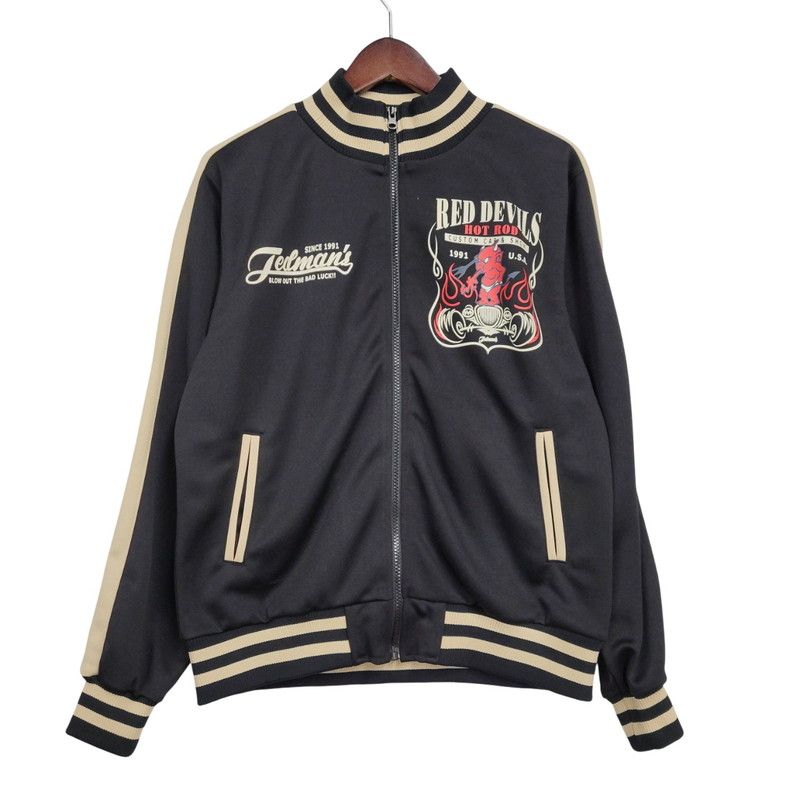 中古品 TEDMAN テッドマン RED DEVIL BACK PRINT TRACK JACKET レッドデビル バックプリント トラックジャケット 145-260228-as-21-izu - メルカリ