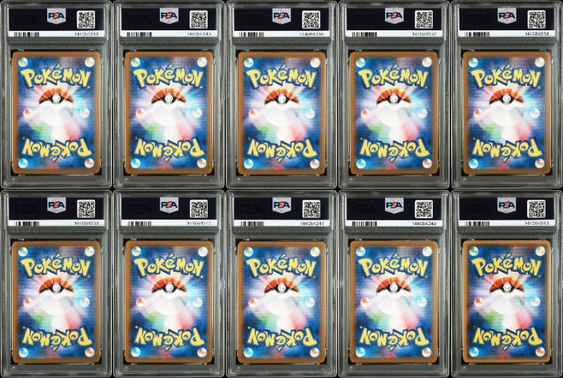 PSA10 YU NAGABA ブイズ＆ピカチュウ プロモ 10枚セット 062-070/SV-P