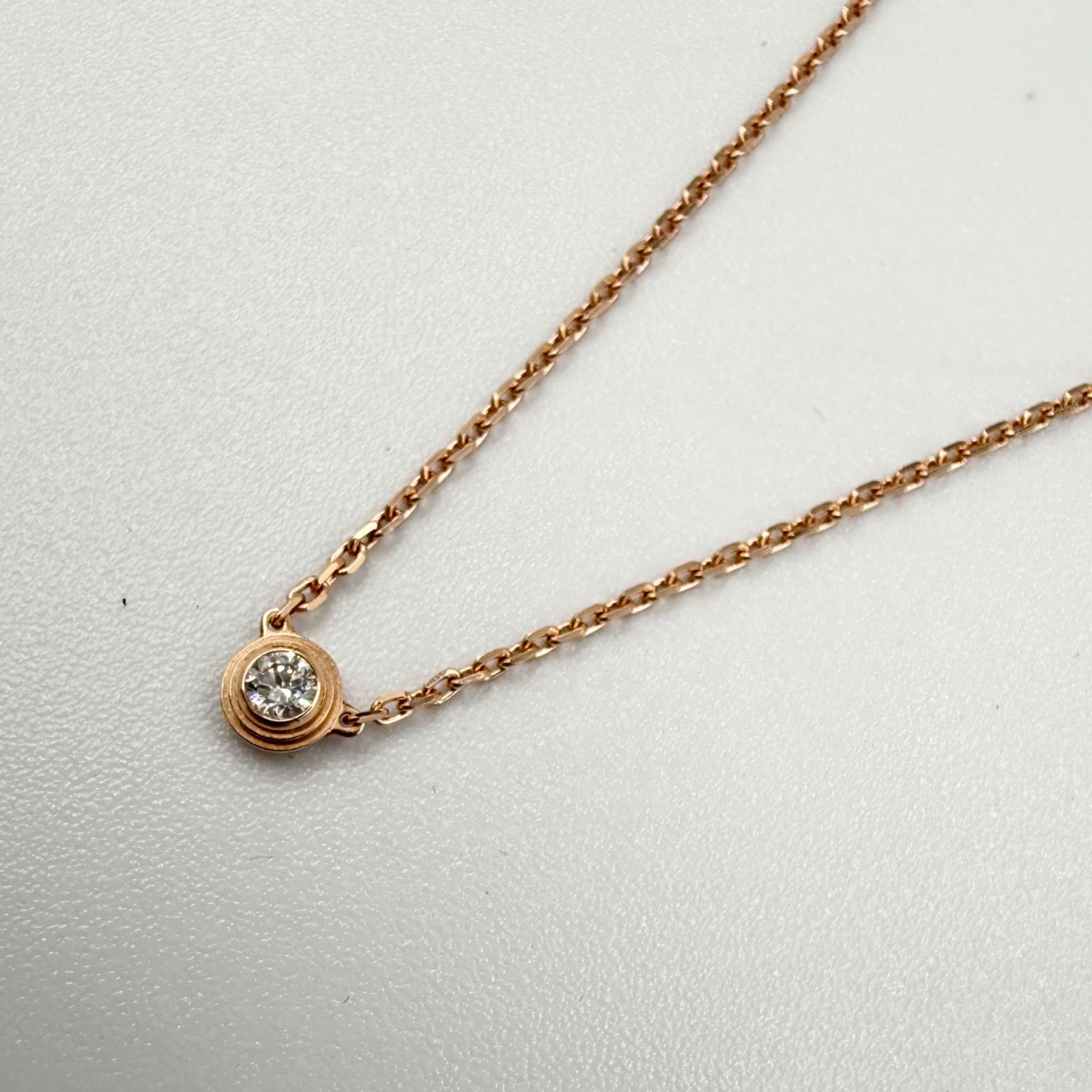 カルティエ ダムール ネックレス XS レディース K18 PG Cartier - メルカリ
