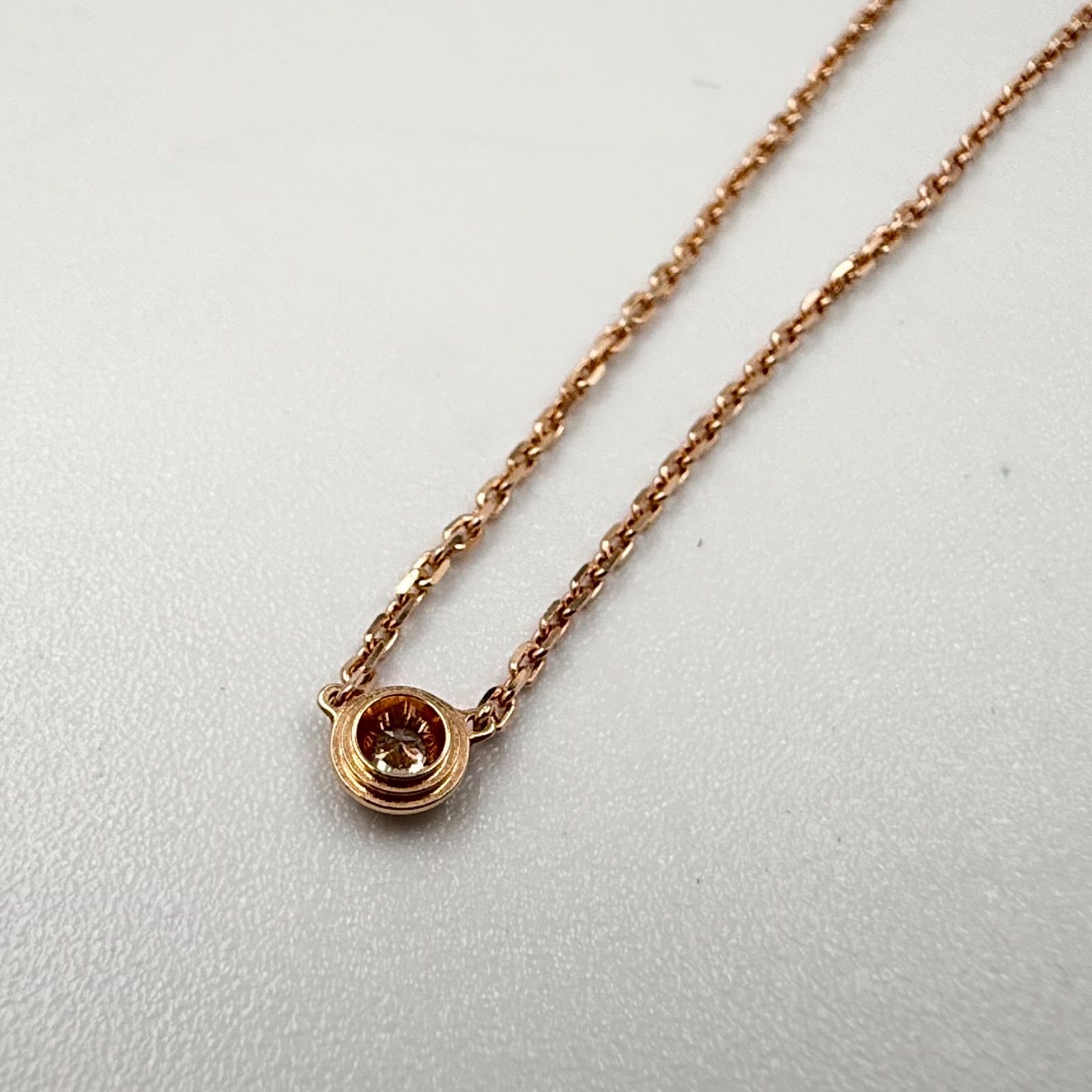 カルティエ ダムール ネックレス XS レディース K18 PG Cartier - メルカリ