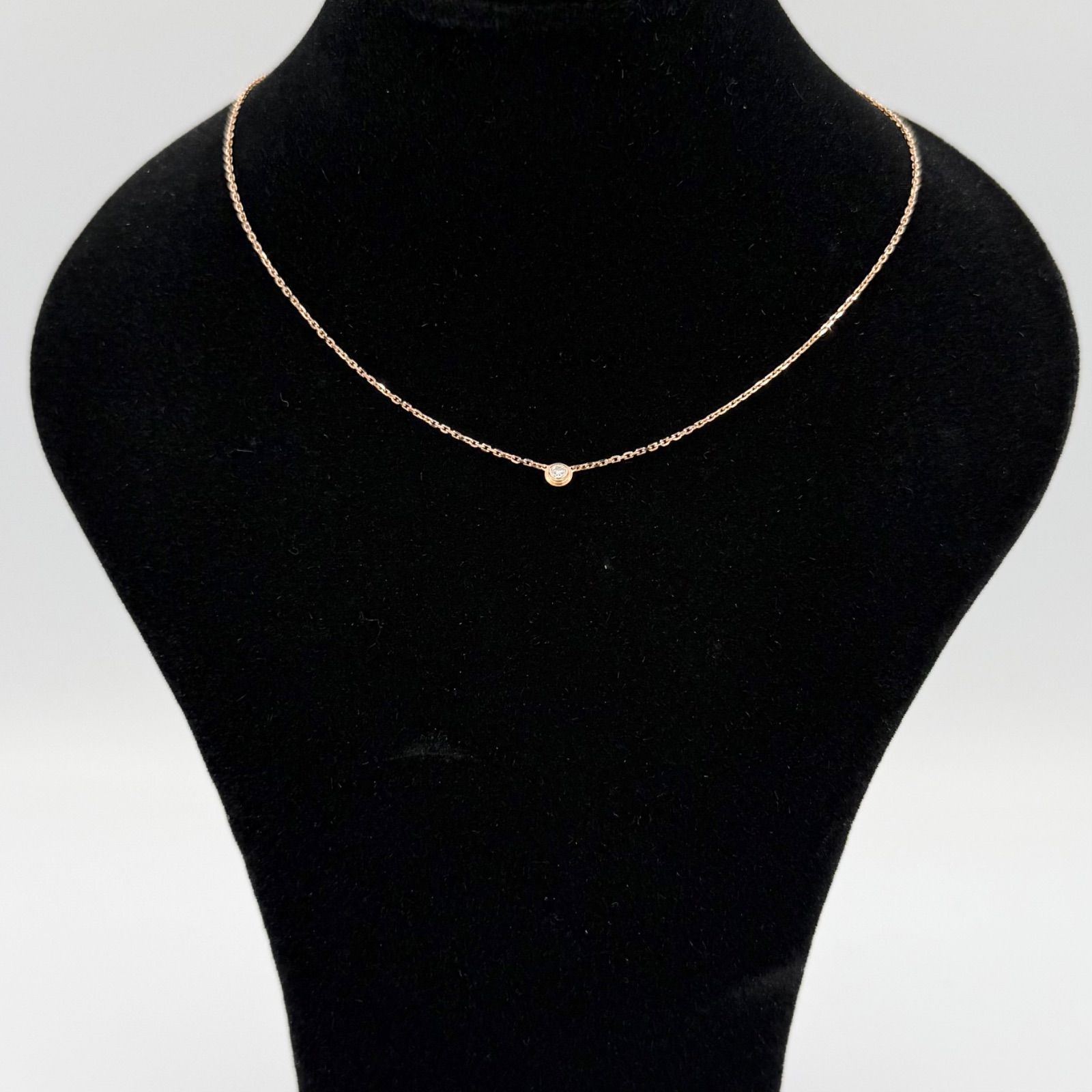 カルティエ ダムール ネックレス XS レディース K18 PG Cartier - メルカリ