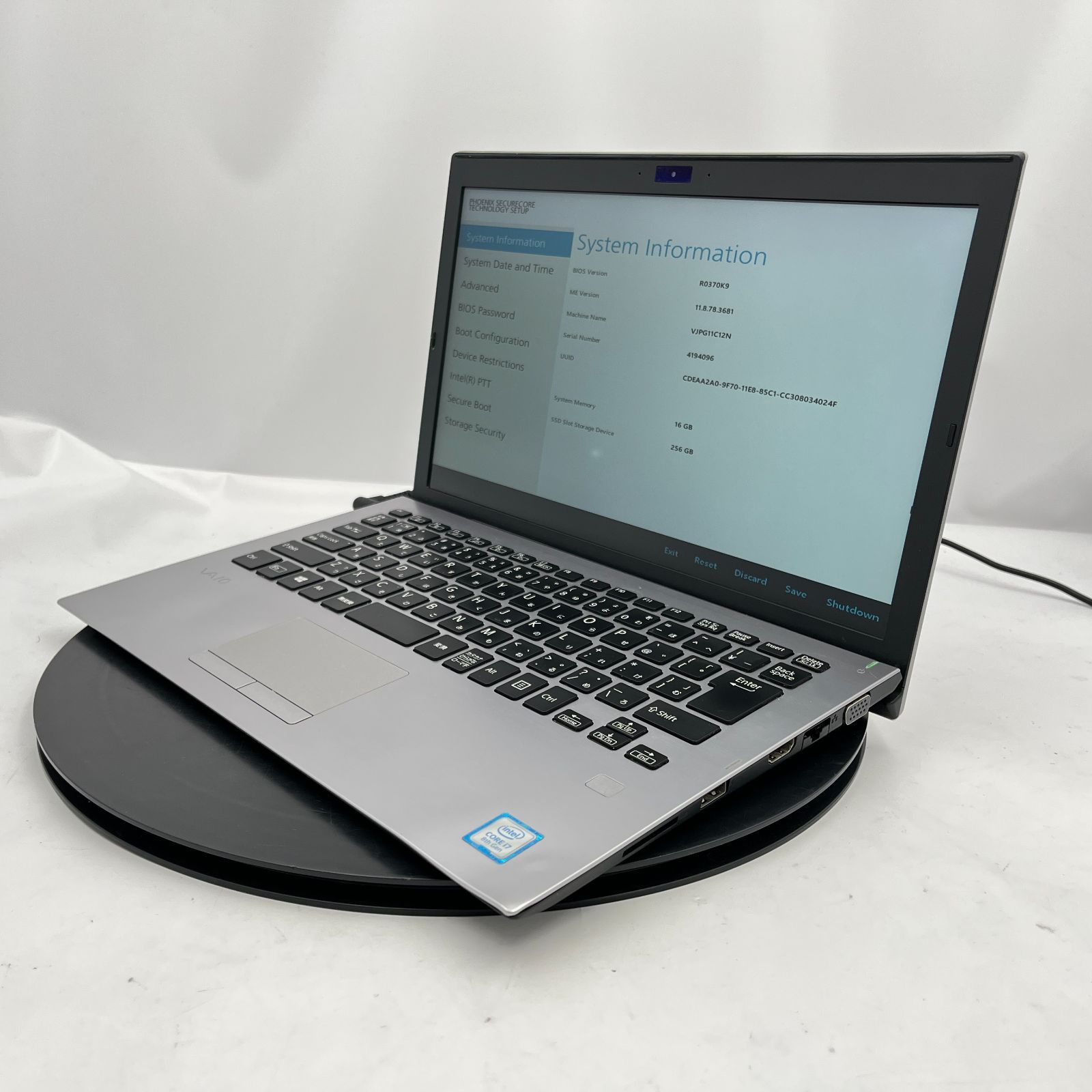 ジャンク VAIO Pro PG i7 16GB SSD256GB OS無し - メルカリ