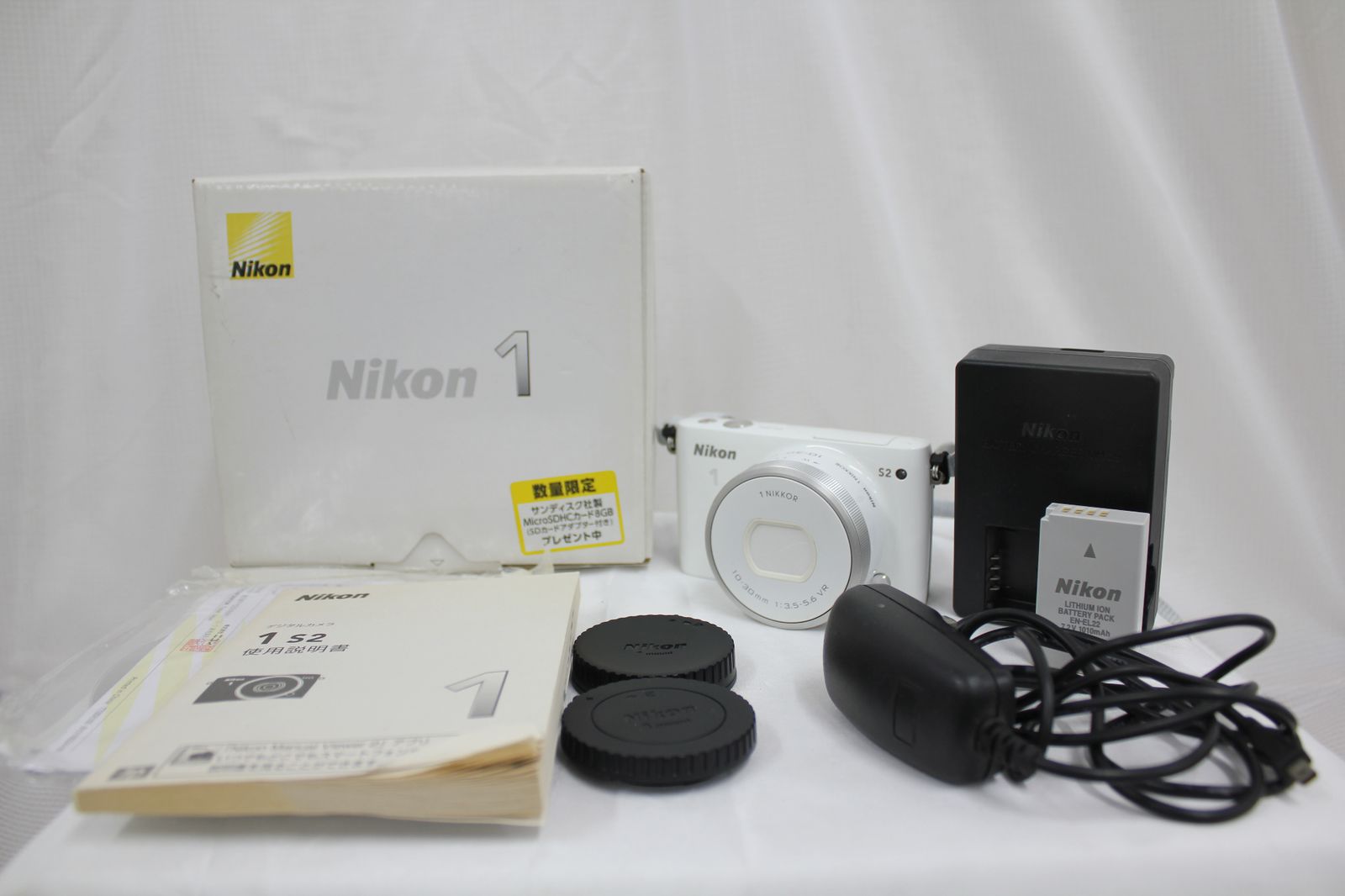 返品保証】 【元箱付き】ニコン Nikon 1 S2 1 NIKKOR 10-30mm F3.5-5.6 